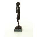 [LA-50195] Bronzeskulptur Bronzefigur Der Schrei Bild 5