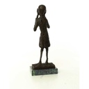 [LA-50195] Bronzeskulptur Bronzefigur Der Schrei Bild 8