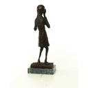 [LA-50195] Bronzeskulptur Bronzefigur Der Schrei Bild 9