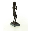 [LA-50195] Bronzeskulptur Bronzefigur Der Schrei Bild 11