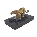 [LA-50197] Bronzeskulptur Bronzefigur Jaguar Bild 4
