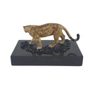 [LA-50197] Bronzeskulptur Bronzefigur Jaguar Bild 5