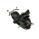[LA-50208] Blechmodell Blechmotorrad Modellmotorral Militärmotorrad H 21,5 B 14 L 35,5 cm Bild 3