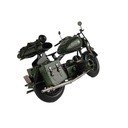 [LA-50208] Blechmodell Blechmotorrad Modellmotorral Militärmotorrad H 21,5 B 14 L 35,5 cm Bild 4
