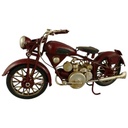 [LA-50209] Blechmodell Blechmotorrad Modellmotorrad Blechauto braun L 27 cm Bild 2
