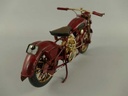 [LA-50209] Blechmodell Blechmotorrad Modellmotorrad Blechauto braun L 27 cm Bild 6