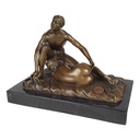 [LA-50235] Bronzeskulptur Bronzefigur Mann Frau Liebesspiel Frau liegend Mann kniend Erotik Bild 12