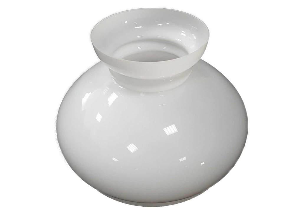 [LA-50356] Lampenschirm Ersatzglas Ersatzschirm Glasschirm Petroleum Vesta weiß #50356 Bild 3