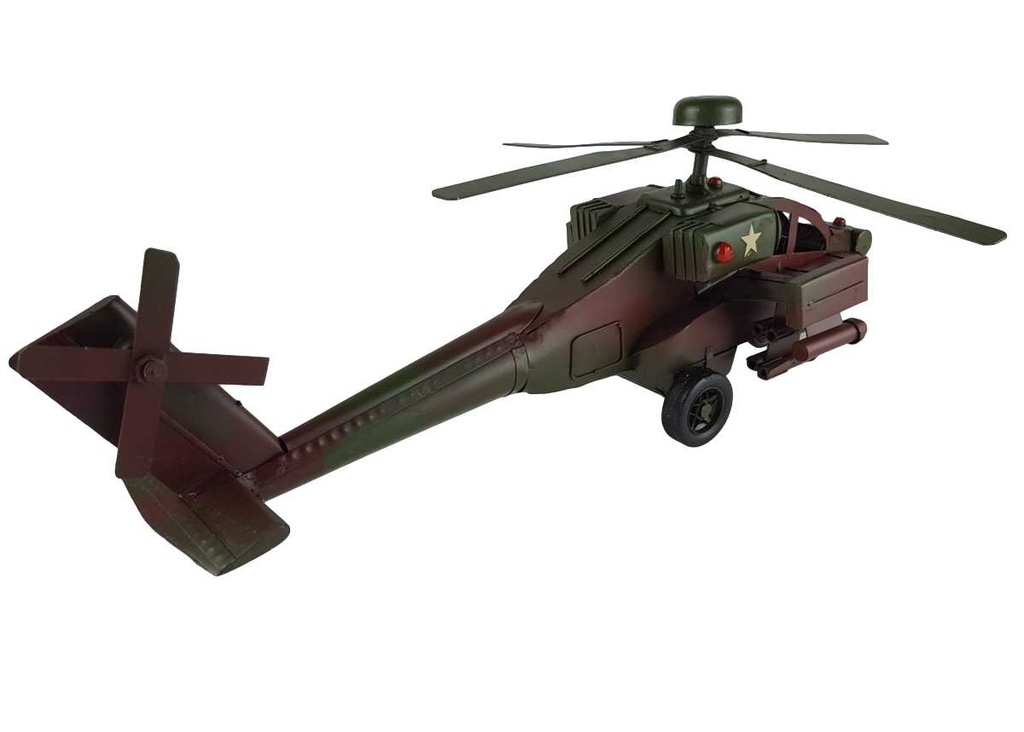 [LA-58505] Blechmodell Blechhubschrauber Militärhubschrauber L 40,5 cm Bild 4