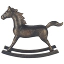 [LA-58524] Figur Skulptur Gusseisen Schaukelpferd Bild 2