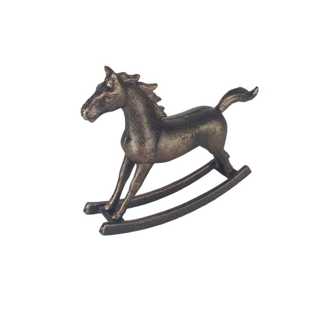 [LA-58524] Figur Skulptur Gusseisen Schaukelpferd Bild 8