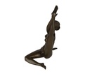 [LA-59517] Bronzeskulptur Bronzefigur Erotik Nackten Frau mit Hochgezogenem Bein Bild 3