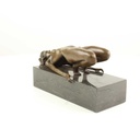 [LA-59519] Bronzeskulptur Bronzefigur Erotik Nackte Frau In Schwieriger Pose Bild 3