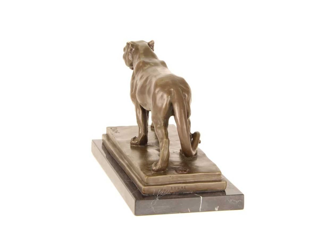 [LA-59717] Bronzeskulptur Bronzefigur Löwin Bild 4