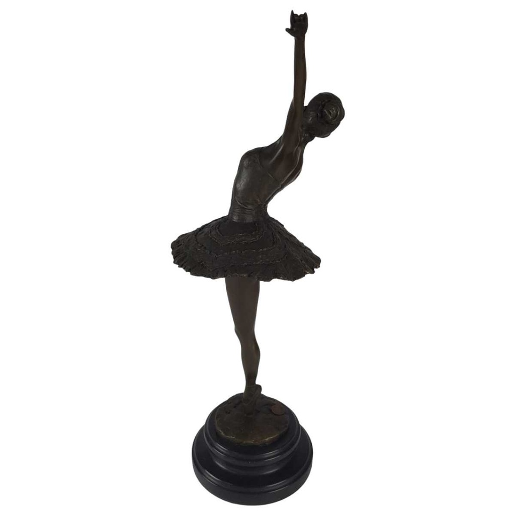 [LA-59719] Bronzeskulptur Bronzefigur Ballerina Balletttänzerin #59719 Bild 2