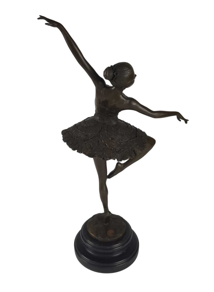 [LA-59719] Bronzeskulptur Bronzefigur Ballerina Balletttänzerin #59719 Bild 3