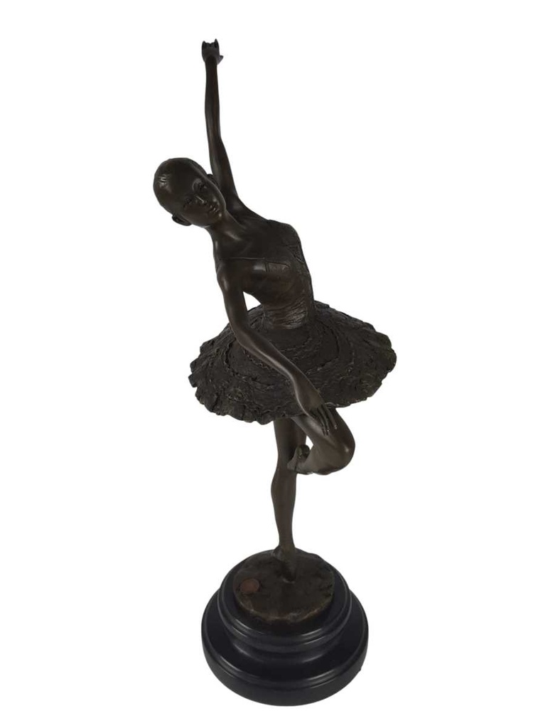 [LA-59719] Bronzeskulptur Bronzefigur Ballerina Balletttänzerin #59719 Bild 4