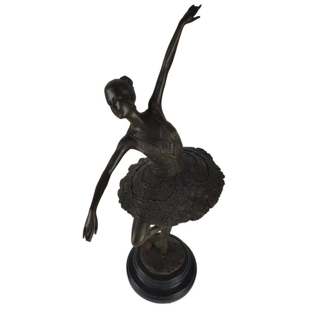 [LA-59719] Bronzeskulptur Bronzefigur Ballerina Balletttänzerin #59719 Bild 5