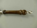 [LA-59926] Brieföffner/Lupe Liegend Ständer Vernickelt L 24cm Bild 7