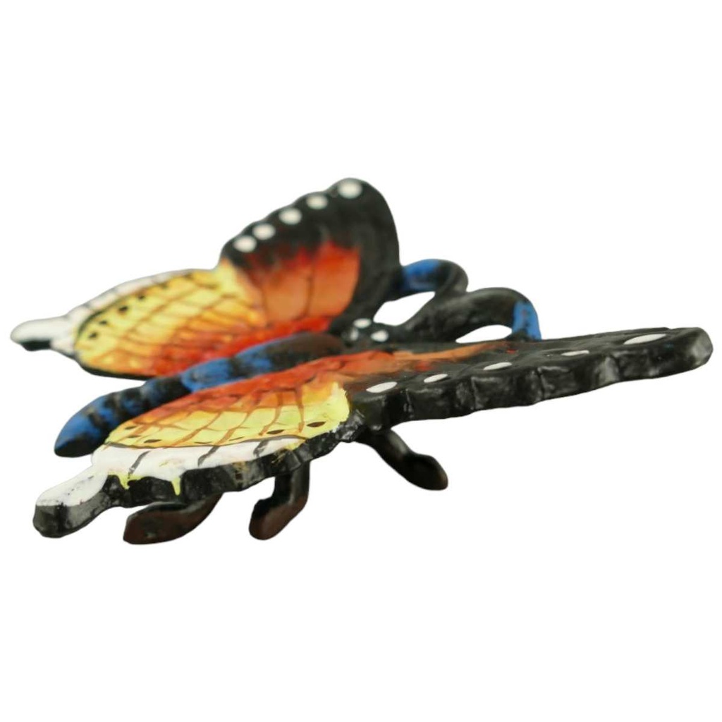 [LA-59945] Skulptur Figur Eisen Schmetterling farbig Bild 2
