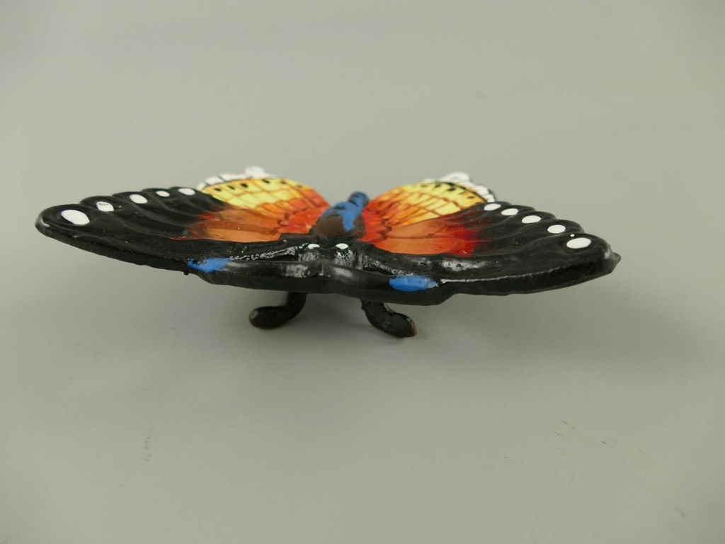 [LA-59945] Skulptur Figur Eisen Schmetterling farbig Bild 4