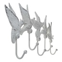 [LA-59946] Garderobenhaken Kleiderhaken Wandhaken Mantelhaken Vogel Weiß rustikal Bild 3