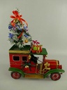 [LA-60041] Blechmodell Blechauto Modellauto Oldtimer mit Weihnachtsbaum Weihnachtsdeko Weihnachten Bild 5