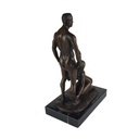 [LA-60097] Bronzeskulptur Bronzefigur Erotik Frau Mann Oral Sex Bild 5