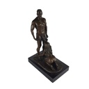 [LA-60097] Bronzeskulptur Bronzefigur Erotik Frau Mann Oral Sex Bild 7