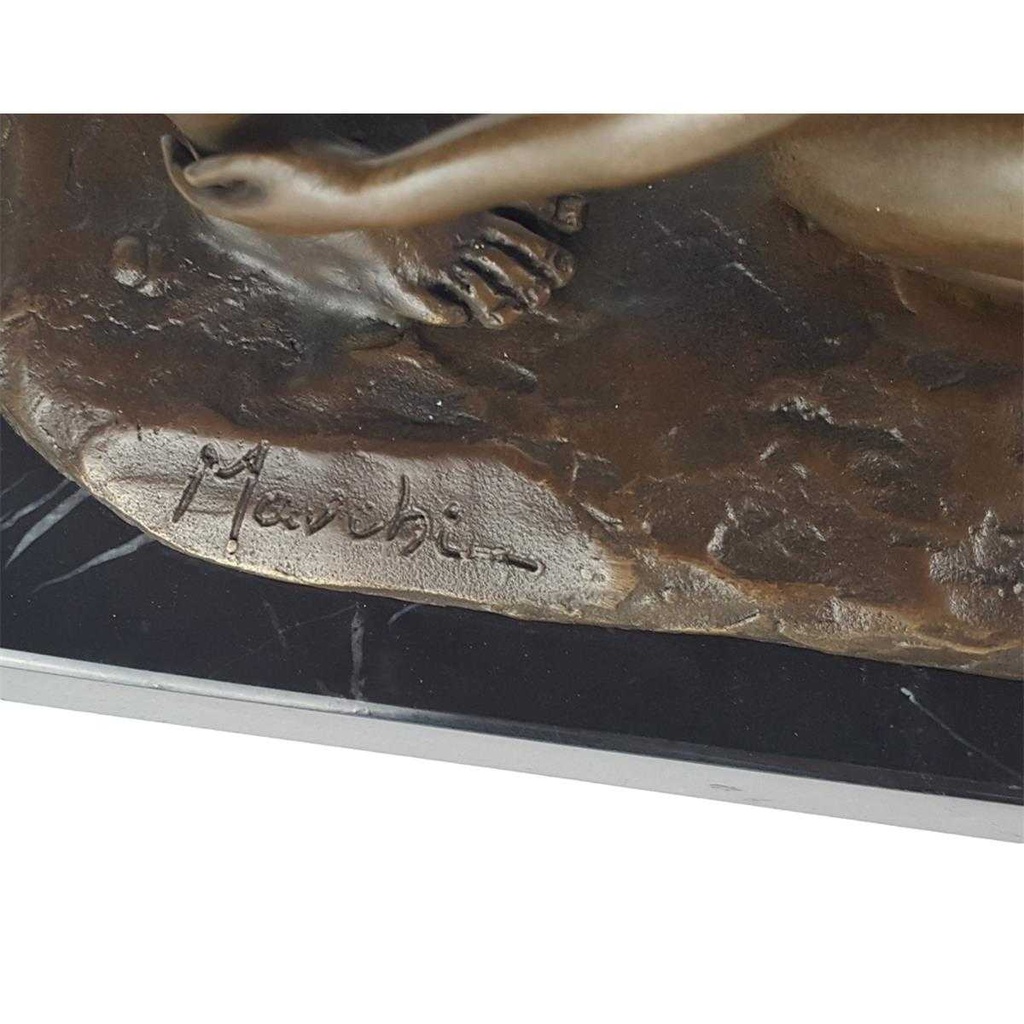 [LA-60097] Bronzeskulptur Bronzefigur Erotik Frau Mann Oral Sex Bild 8