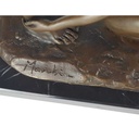 [LA-60097] Bronzeskulptur Bronzefigur Erotik Frau Mann Oral Sex Bild 8