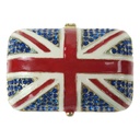 [LA-62521] Pillendose Pillendöschen Dose Döschen Schatulle Zinn emailliert Britische Flagge Bild 4