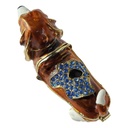 [LA-62530] Pillendose Pillendöschen Dose Döschen Schatulle Hartzinn Zinn emailliert Hund #62530 Bild 2