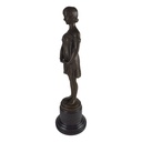 [LA-62533] Bronze Skulptur Figur Bronzeskulptur Bronzefigur Mädchen die Unschuld nach D.H.Chiparus Art-Deco-Stil Bild 3