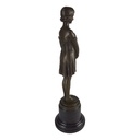 [LA-62533] Bronze Skulptur Figur Bronzeskulptur Bronzefigur Mädchen die Unschuld nach D.H.Chiparus Art-Deco-Stil Bild 5