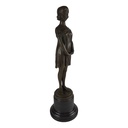 [LA-62533] Bronze Skulptur Figur Bronzeskulptur Bronzefigur Mädchen die Unschuld nach D.H.Chiparus Art-Deco-Stil Bild 6
