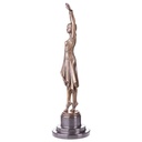 [LA-62535] Bronzeskulptur Bronzefigur Tänzerin nach D.H.Chiparus Art-Deco-Stil Bild 2
