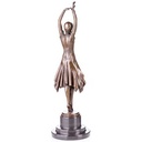 [LA-62535] Bronzeskulptur Bronzefigur Tänzerin nach D.H.Chiparus Art-Deco-Stil Bild 3