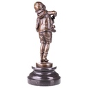 [LA-62541] Bronze Skulptur Figur Bronzeskulptur Bronzefigur Junge mit Akkordion Lazzarone nach D.H.Chiparus Art-Deco-Stil Bild 2