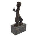 [LA-62553] Bronzeskulptur Bronzefigur Orientalischer Diener Oriental Waiter Art-Deco-Stil Bild 4