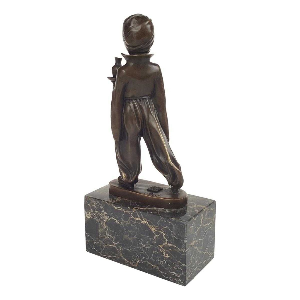 [LA-62553] Bronzeskulptur Bronzefigur Orientalischer Diener Oriental Waiter Art-Deco-Stil Bild 6