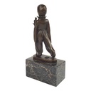 [LA-62553] Bronzeskulptur Bronzefigur Orientalischer Diener Oriental Waiter Art-Deco-Stil Bild 6