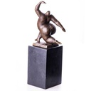 [LA-62557] Bronze Skulptur Figur Bronzeskulptur Bronzefigur Weiblicher Akt Modern Abstrakt-Stil Bild 3