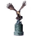 [LA-62564] Bronze Skulptur Figur Bronzeskulptur Bronzefigur Zoo Vogel Adler Bild 4