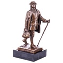 [LA-62588] Bronze Skulptur Figur Bronzeskulptur Bronzefigur Benjamin Franklin Bild 2