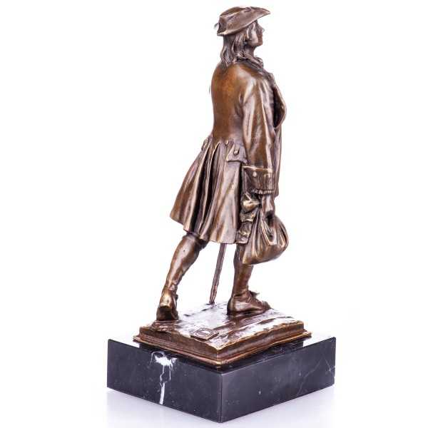 [LA-62588] Bronze Skulptur Figur Bronzeskulptur Bronzefigur Benjamin Franklin Bild 3