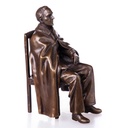 [LA-62633] Bronze Skulptur Figur Bronzeskulptur Bronzefigur Franklin D. Roosevelt Bild 3