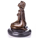 [LA-62639] Bronze Skulptur Figur Bronzeskulptur Bronzefigur Weiblicher Akt #62639 Bild 3