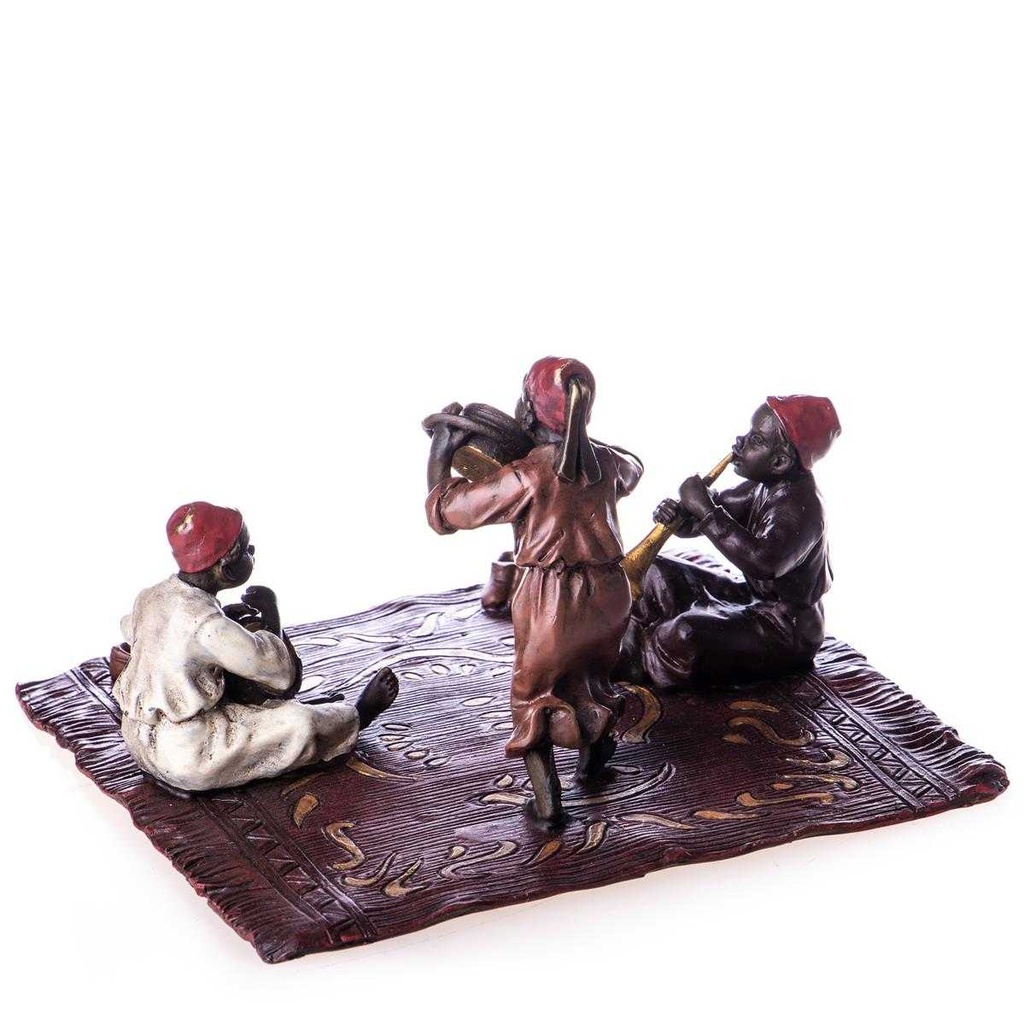 [LA-62643] Bronze Skulptur Figur Bronzeskulptur Bronzefigur Musizierende Kinder Wiener Art-Stil Bild 3