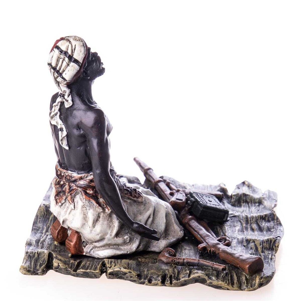 [LA-62644] Bronze Skulptur Figur Bronzeskulptur Bronzefigur Araber mit Gewehr Wiener Art-Stil Bild 3